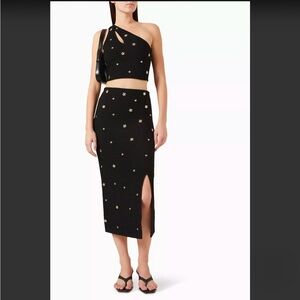 NWT Sandro knit skirt set